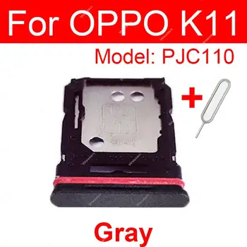 Для OPPO K11, слот для лотка для SIM-карт, гнездо для чтения карт Micro SD, замена гнезда