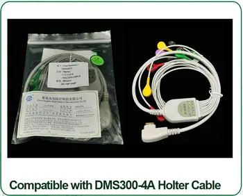 Совместимость с кабелем Холтера DMS300-4A, состоящим из 10 Выводов с защелкивающимся типом 7 Выводов