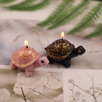 DIY смазливая черепаха Черепаха 3D мини плесень свеча плесень свеча шоколада силикона, что делает мыло ручной работы из полимерной глины, гипса, эпоксидной смолы