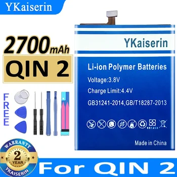 YKaiserin Аккумулятор 1600 мАч - 2800 мАч QINK1 QINF21 QIN2 Замена Для Xiaomi QIN K1/QIN F21/QIN 2 Аккумулятор для Сотового Телефона Инструменты