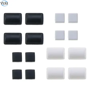 YuXi 1 Комплект Винтовой пылезащитной крышки Набор накладок для ножек Замена комплекта для консоли Nintend Wii Противоскользящая резиновая накладка для ножек снизу