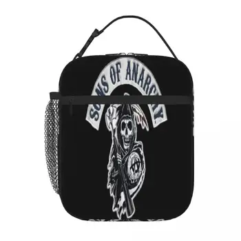Son Of Anarchy American Crime Lunch Tote Сумка Для Ланча Детская Сумка Для Ланча Ланч-Бокс Для Детей