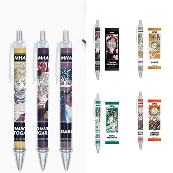 Модная шариковая ручка Anime My Hero Academia с рисунком в стиле аниме, подарок школьнику, канцелярские принадлежности для офиса