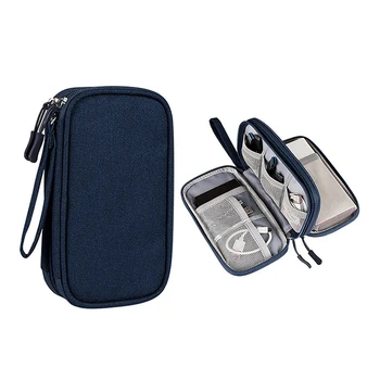 Портативная сумка для банка питания USB-гаджеты, Кабели, провода, Органайзер, Защита жесткого диска, Сумка для хранения, сумка для хранения вещей
