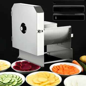Электрическая машина для нарезки картофельных чипсов, лимона, многофункциональная машина для нарезки фруктов и овощей