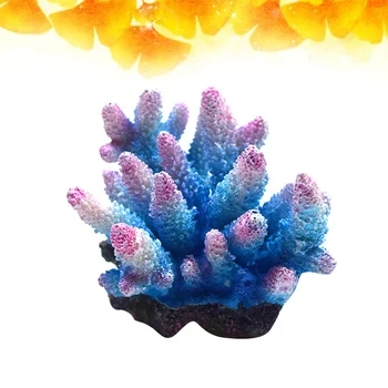 Аквариумный пейзаж, растения, орнамент, украшения для аквариума, искусственный коралл из смолы