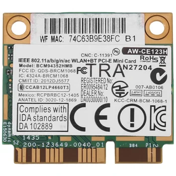 Для AzureWave BCM94352HMB WIFI карта Mini PCIe 802.11AC 867 МГц Беспроводной WIFI WLAN Bluetooth
