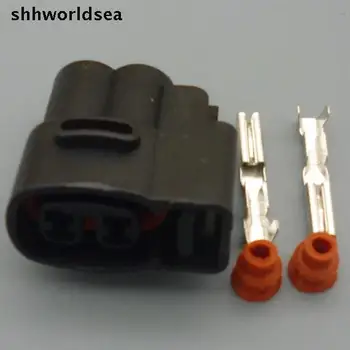 10/100 комплектов 2-контактный разъем для катушки зажигания KIA, автомобильный разъем для розетки жгута проводов топливной форсунки CVVT MG640605