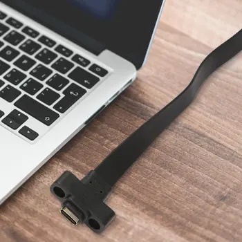 Удлинитель USB 3.1 от типа E до типа C на передней панели, внутренний кабель-адаптер Gen 2 (10 Гбит / С), с 2 винтами (50 см)