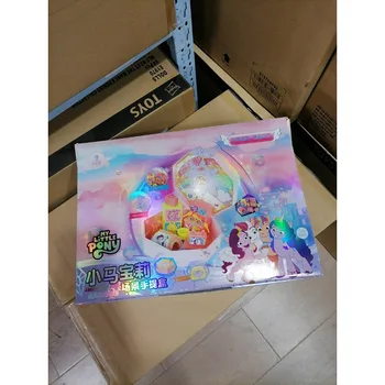Портативная коробка с фигуркой My Little Pony от Hasbro Starlight Glimmer Rainbow Dash Принцесса Селестия, игрушка для ролевых игр