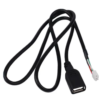 Автомобильный USB-кабель-адаптер для Android Универсальный 4-контактный радио стерео разъем-удлинитель для большинства автомобилей

