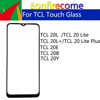 10 шт.\Лот Для TCL 20L 20L + 20 Lite Plus 20E 20B 20Y Сенсорный Экран Передняя Внешняя Стеклянная Панель ЖК-Объектив С Заменой Клея OCA