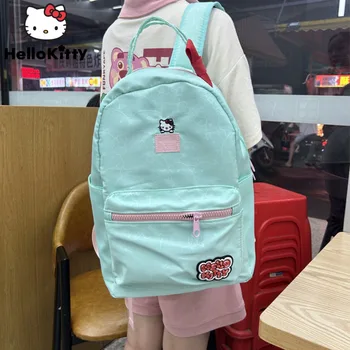 Рюкзак с мультяшным принтом Sanrio Hello Kitty Y2k, Школьная сумка для милой девочки, Новый рюкзак в корейском стиле, Модная Эстетическая сумка