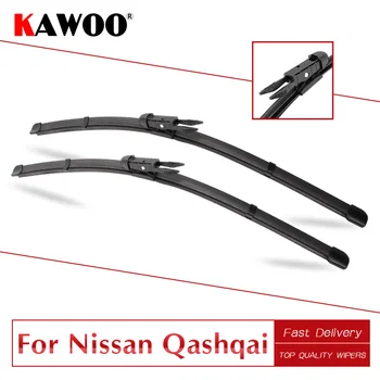KAWOO Для автомобильных Резиновых Щеток Стеклоочистителя Nissan Qashqai j10/j11 2006-2011 2012 2013 2014 2015 2016 2017 2018 2019 2020 2021
