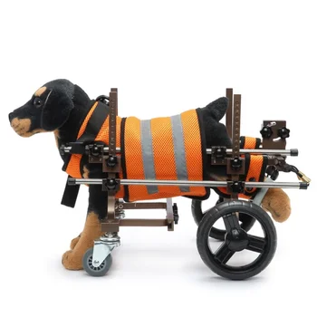 Складная коляска для собак, помощник при ходьбе для щенков-инвалидов, Четырехколесная коляска для маленьких собак