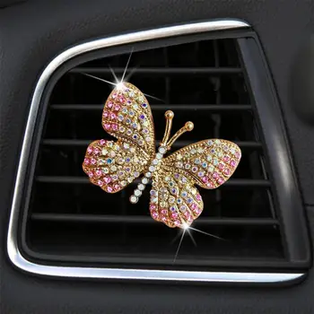 Автомобильный зажим для ароматерапии, изысканная бабочка, кондиционер, универсальная мода, прочный. Автомобильный стайлинг, духи для выхода воздуха из автомобиля