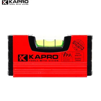 KAPRO Mini Bubble Удобный уровень Pocket Spirit, прецизионный пузырьковый уровень 10 см, инклинометр с магнитным инструментом для измерения уровня