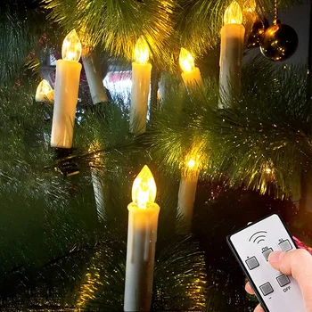 Креативная светодиодная лампа-свеча, имитирующая пламя, чайный светильник, украшение для свадебной домашней Рождественской вечеринки, лампа на батарейках
