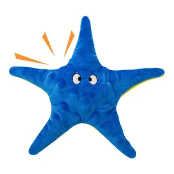 Морская звезда, жевательная игрушка для собак, плюшевые игрушки для интерактивных собак, Мягкие игрушки для интерактивных щенков, игрушки для прорезывания зубов, Милая Энергия