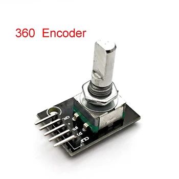 Модуль Поворотного Энкодера на 360 Градусов Для Arduino Brick Sensor Switch Development Board KY-040 С Выводами