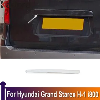 Для Hyundai Grand Starex H-1 i800 2018-2020 Отделка крышки заднего багажника, Накладка на заднюю дверь, Аксессуары для украшения багажника, Хром