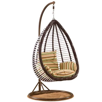 Ротанговый подвесной стул, качели, ротанговый стул, птичье гнездо, подвесной стул для спальни, крытый стул-колыбель для взрослых, одноместный