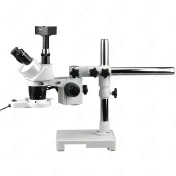 Стереоскопический микроскоп-AmScope Поставляет 20-кратный и 40-кратный стереоскопический микроскоп + люминесцентную лампу + 1,3-мегапиксельную камеру SW-3T24-FRL-MT