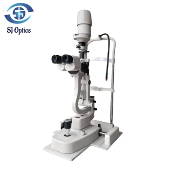 SJ Optics Офтальмологическая Щелевая лампа с пятью увеличениями, Оптометрический Микроскоп со светодиодной подсветкой, Оптический Биомикроскоп LS-4