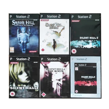 Копия серии PS2 Silent Hill с ручной разблокировкой игровых дисков Консольная станция 1 Ретро оптический драйвер для видеоигр с прямым считыванием деталей