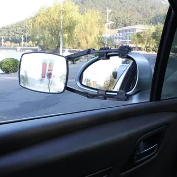 Автомобильное удлинительное зеркало Универсальные прицепные зеркала для буксировки, простые в установке, Регулируемое удлинительное зеркало для внедорожника с прицепом