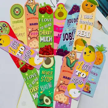 Ароматизированные закладки для детей, поощряющие закладки для детей, Ароматизированные закладки на фруктовую тематику, поощряющие чтение с детьми