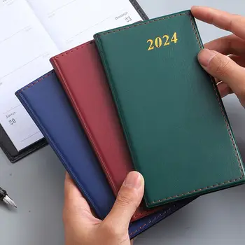 A6 Schedule Book 2024 Ежедневный План Список Дел Дневник Планировщик Календарная Книга Портативный Блокнот
