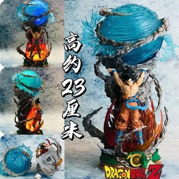 25 см Сон Гоку Dragon Ball Аниме Фигурка Супер Генки Бомба Светящиеся Фигурки Gk Фигурка ПВХ Статуя Модель Куклы Коллекционные Игрушки Подарки