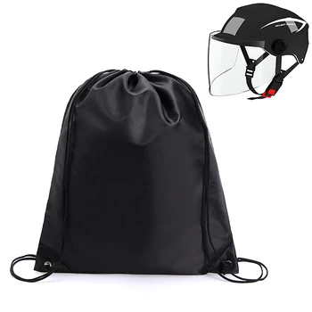 Непромокаемая сумка для шлема, рюкзак с карманом для мопеда, велосипеда, мотоцикла, скутера, сумка для защиты крышки шлема наполовину