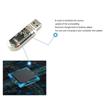 DXAB Портативный USB-ключ Udisk для системы P4 9.0 с Треснутым Серийным Портом ESP32 Wifi
