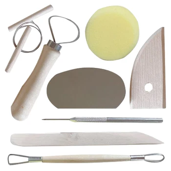 Набор инструментов для гончарного дела для взрослых, набор инструментов для глины 
