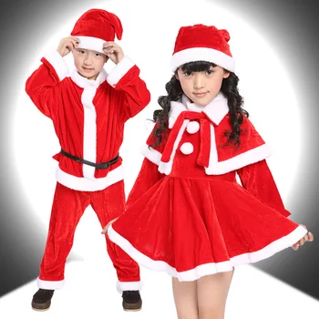 Рождественская одежда, одежда для рождественских представлений, детская рождественская одежда, одежда для выступлений, Санта-Клаус