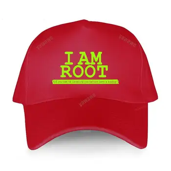 Унисекс, уличные летние Кепки, Сменная солнцезащитная кепка для женщин, I AM ROOT, мужская роскошная хлопковая Бейсболка, классические шляпы в стиле хип-хоп