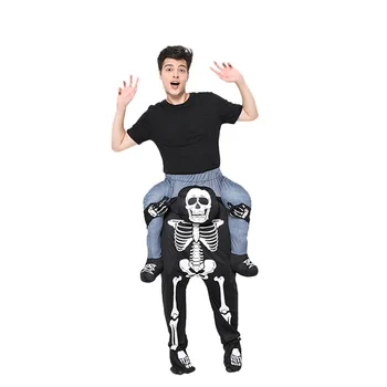 Креативные костюмы на Хэллоуин, штаны со скелетом для мужчин 2023, Сценические костюмы для косплея на Хэллоуин, забавные костюмы для детей