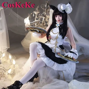 CosKeKe Songbirds Косплей Игра Final Fantasy XIV FF14 Костюм Хинамацури Вечернее платье Idol SJ Униформа Одежда для ролевых игр для вечеринок