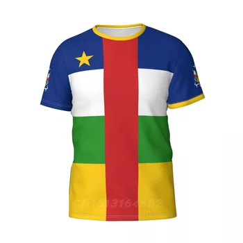 Молодежь, Дети, пользовательское имя, флаг страны Центральноафриканской Республики, 3D футболки, одежда, футболки для мальчиков и девочек, футболки, топы для фанатов