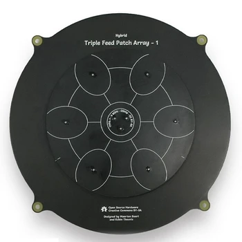 150 мм патч с тройной подачей 5,8 ГГц 14dBi Антенна Pagoda Array FPV Передатчик изображения Плоская антенна для FPV дрона