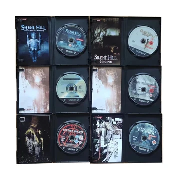 Копия серии PS2 Silent Hill с ручной разблокировкой игровых дисков Консольная станция 1 Ретро оптический драйвер для видеоигр с прямым считыванием деталей