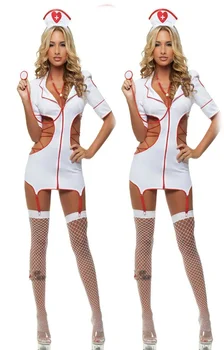 Внешнеторговое европейское и американское нижнее белье, комплект униформы медсестры, игровой костюм для ролевых игр Cos