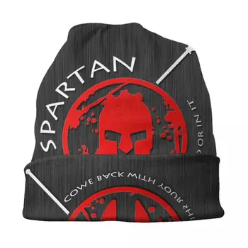 Спартанская Раса Sparta Spirit Skullies Шапочки Кепки Модные Зимние Теплые Мужские И Женские Вязаные Шапки Унисекс Для Взрослых