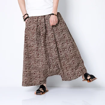 Мужские свободные брюки-кроссовки, традиционная китайская одежда, повседневные широкие брюки в стиле ретро, мужские графические брюки в стиле хип-хоп.
