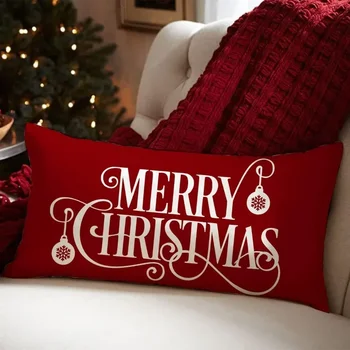 Рождественские принты, домашний декор, Чехлы для диванов, Вечерние Автомобильные постельные принадлежности 30 см-50 см