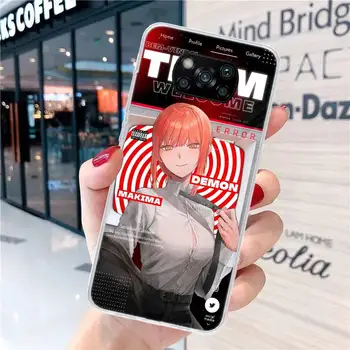 Модный Мягкий Чехол для Телефона с Рисунком Аниме для Девочек Xiaomi Poco X5 X4 Gt X3 Nfc M5s M4 Pro M3 F3 F2 F1 Mi Note 10 A2 A3 Lite Coque Cover