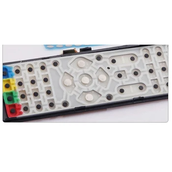 1ШТ Новая кнопка дистанционного управления для ремонта токопроводящей ленты, накладка на ручку игровой консоли ps4, силиконовая кнопка для ремонта контакта