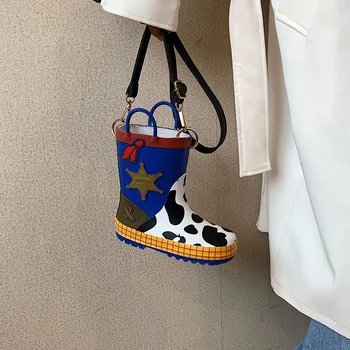 Дизайнерские непромокаемые ботинки, забавная сумка через плечо, женская маленькая сумка через плечо, сумка-мессенджер для телефона для девочек